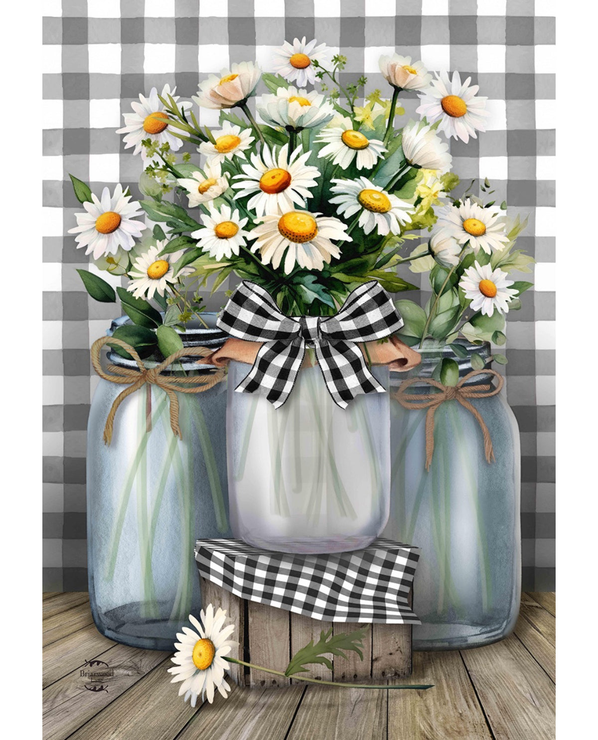 Farmhouse Jars Garden Flag