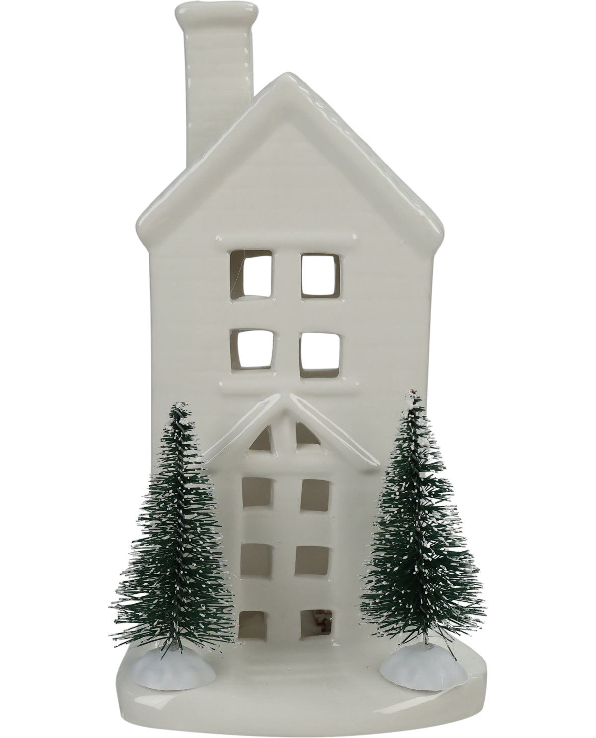 Lighted Cottage With Trees