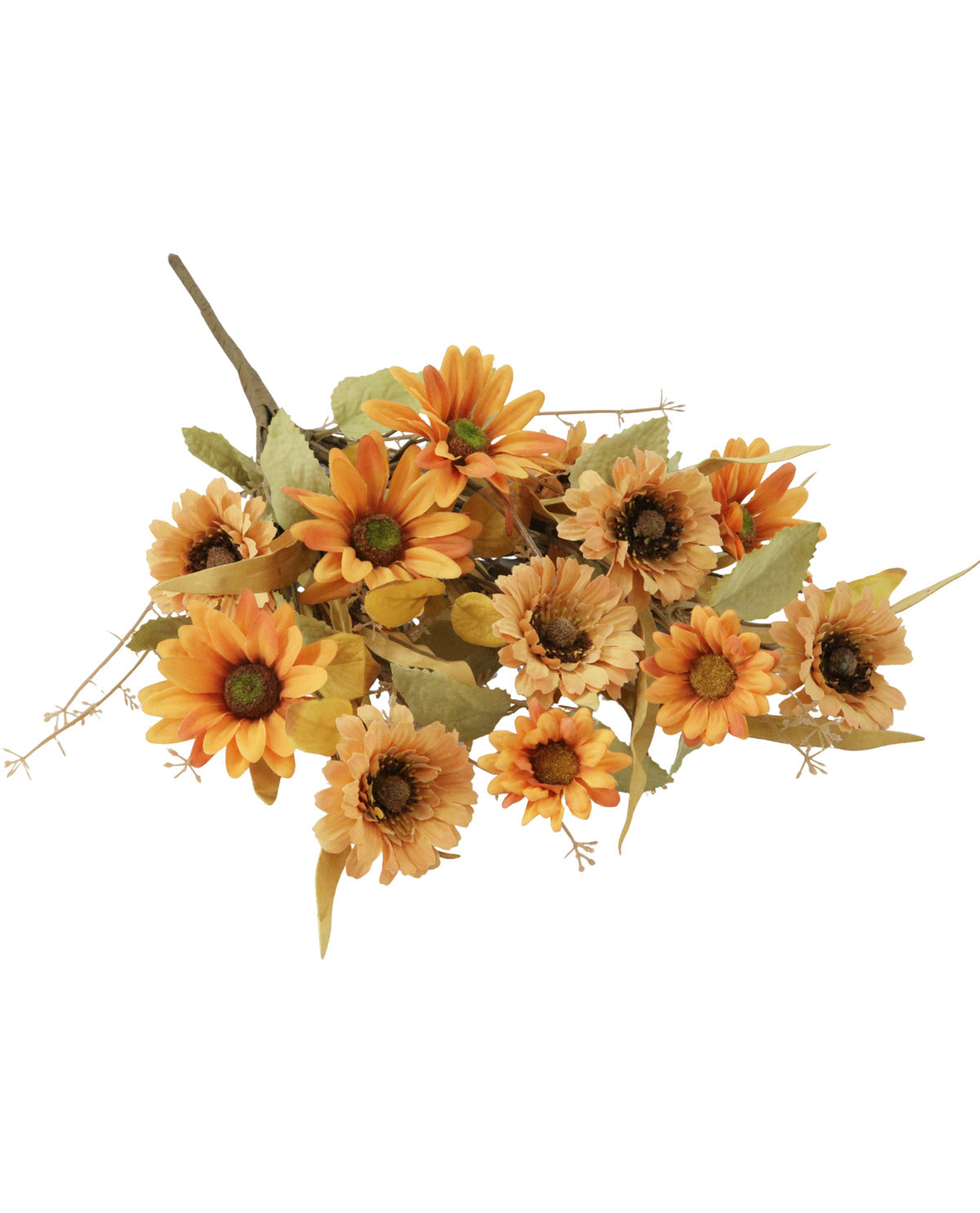 Orange Flower Fall Pick