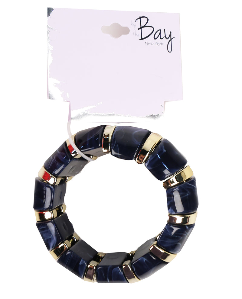 By The Bay Chunky Stretch Bracelet Blue