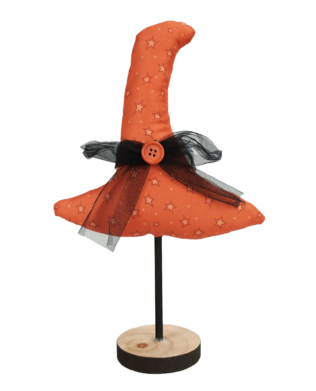 Orange Hat On Stand