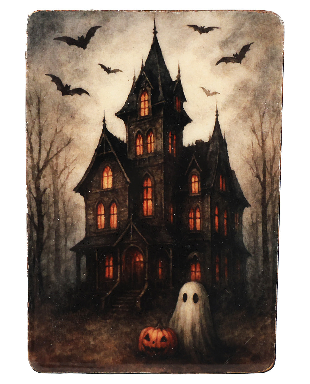 Medium Haunted House Block
