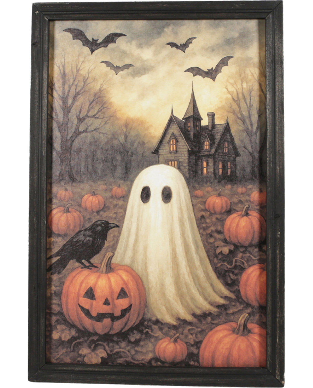 Ghost & Pumpkin Wall Decor