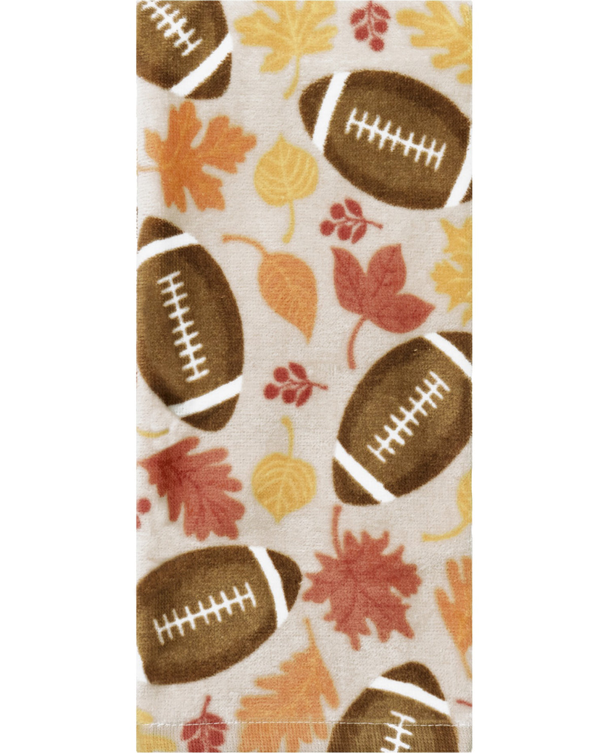 Football & Leaves Kitchen Towel