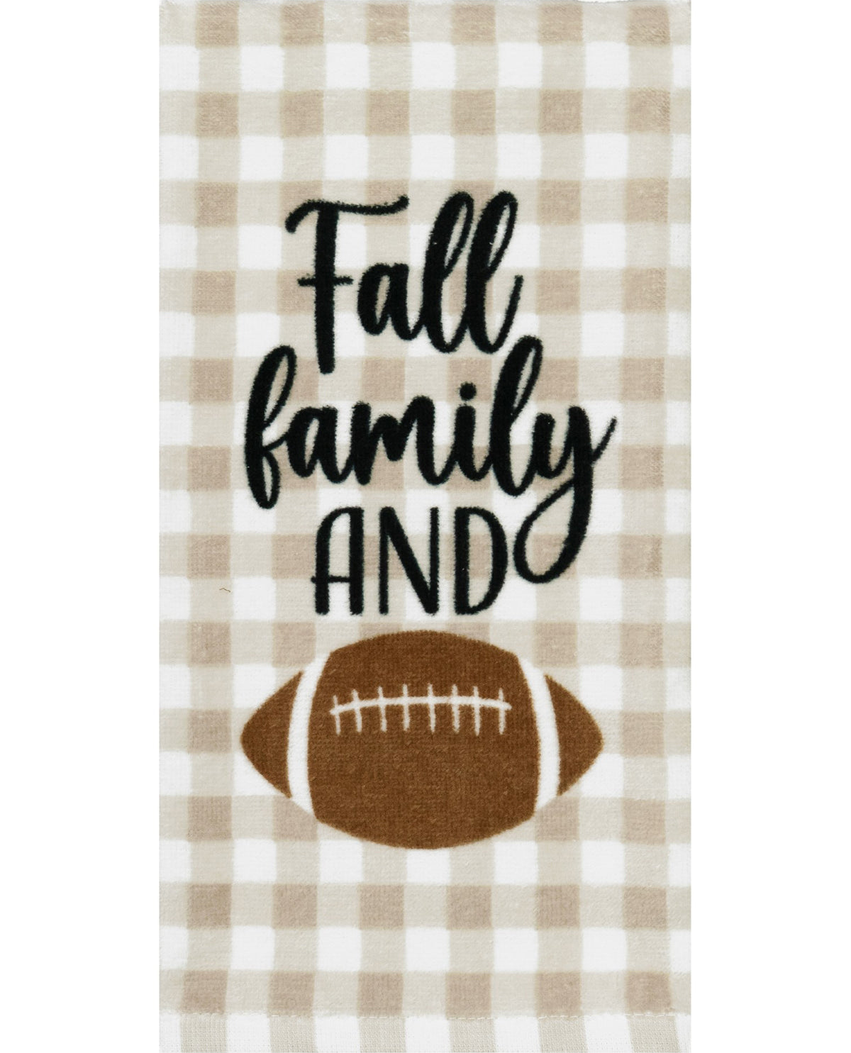 Fall Family Check Kitchen Towel