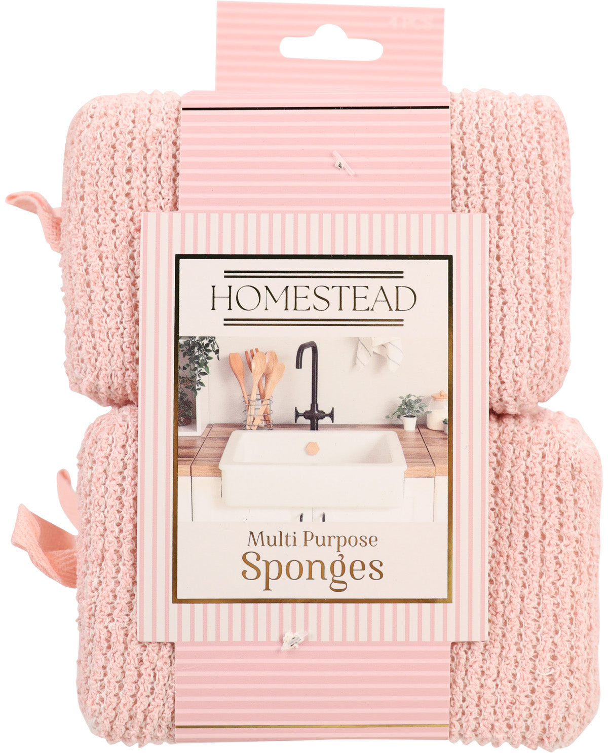 Homestead 4 Piece Sponge Set - Blush