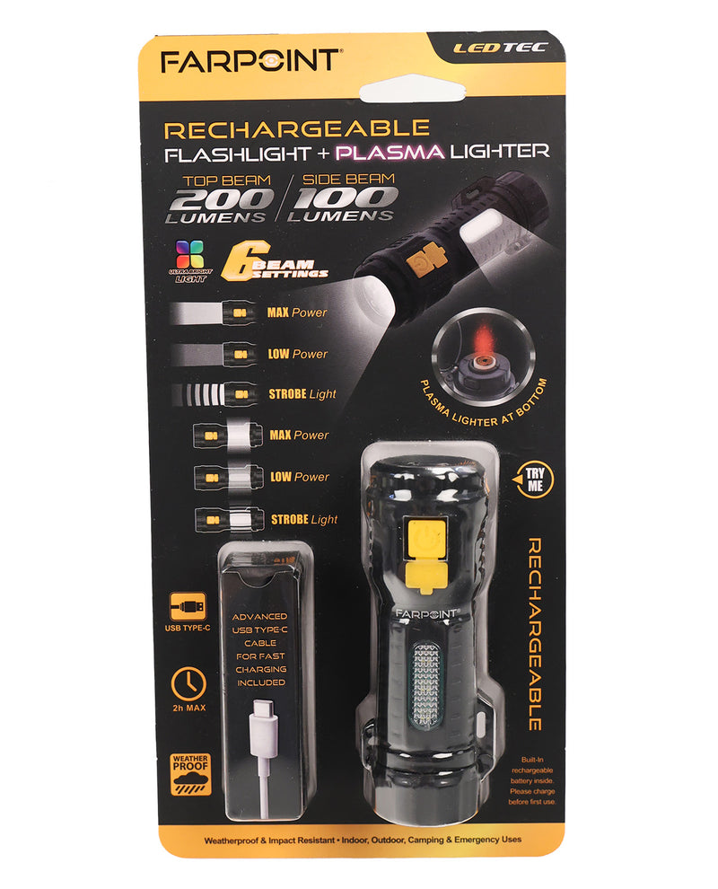 Rechargeable 200LM Flashlight