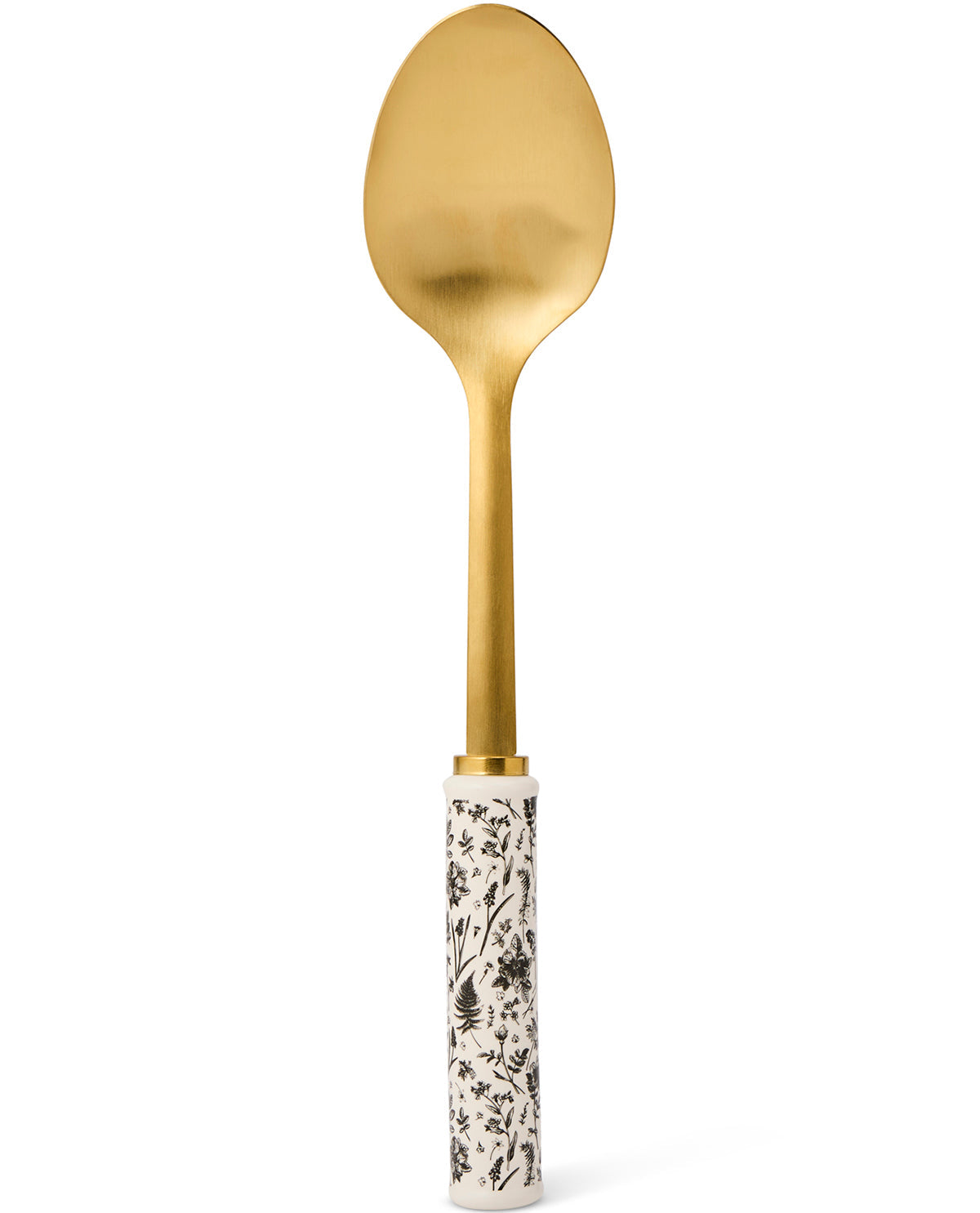 Soft Gold Spoon With Printer Ceramic Handle