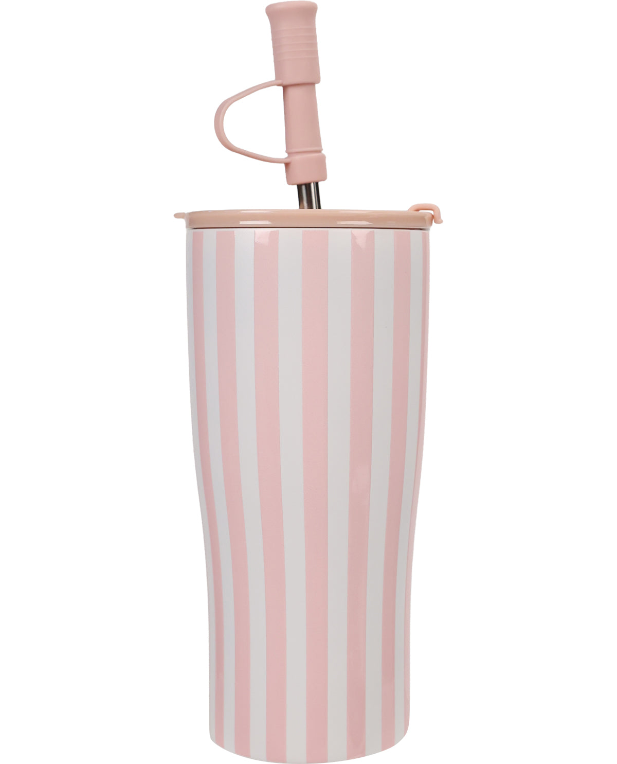 20oz Pink Cabana Strip Tumbler