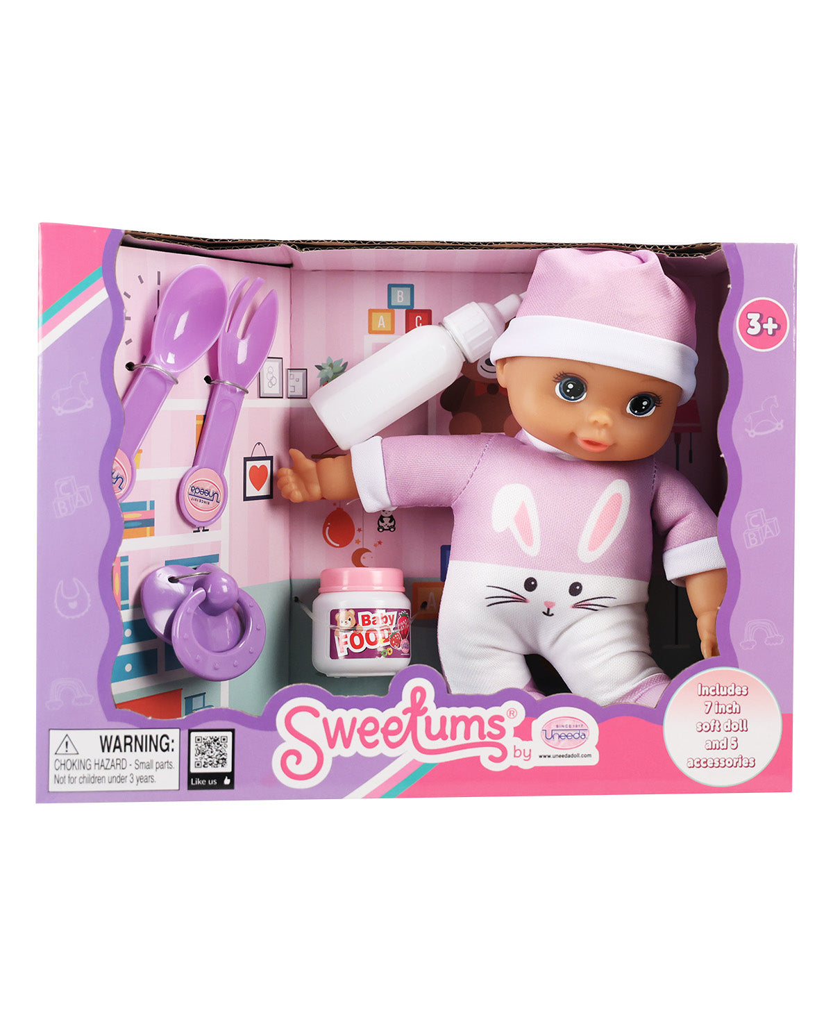 Sweetums 7"Stuffed Doll With Accessories