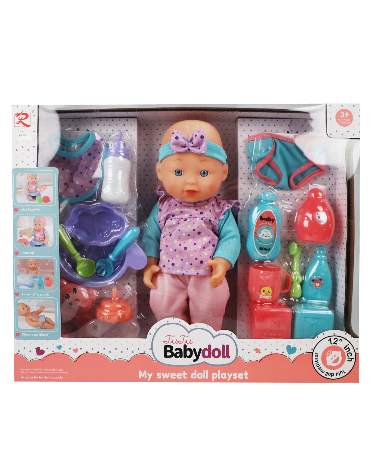 Baby Doll with Accessory Set