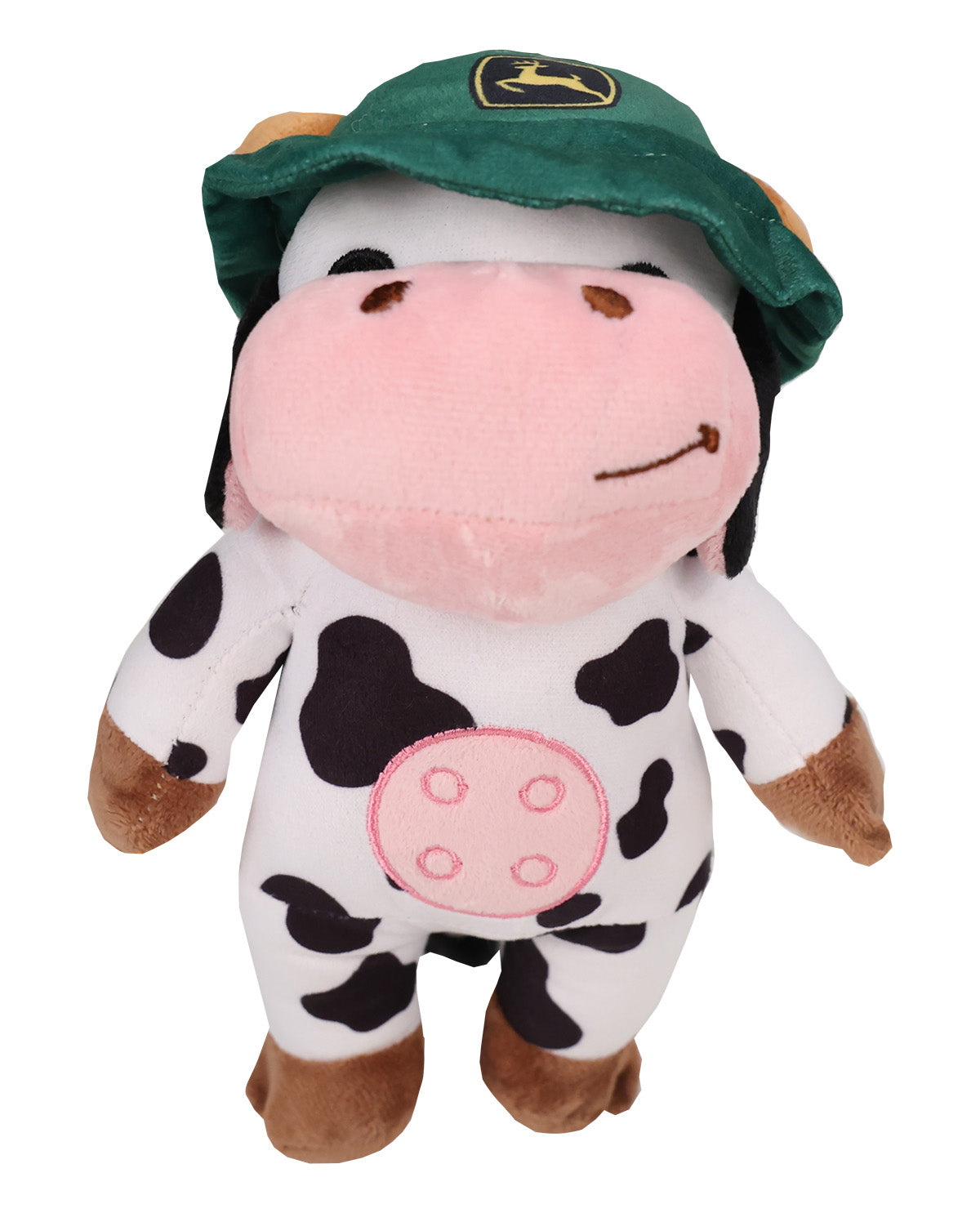 John Deere Plush Cow Pet Toy