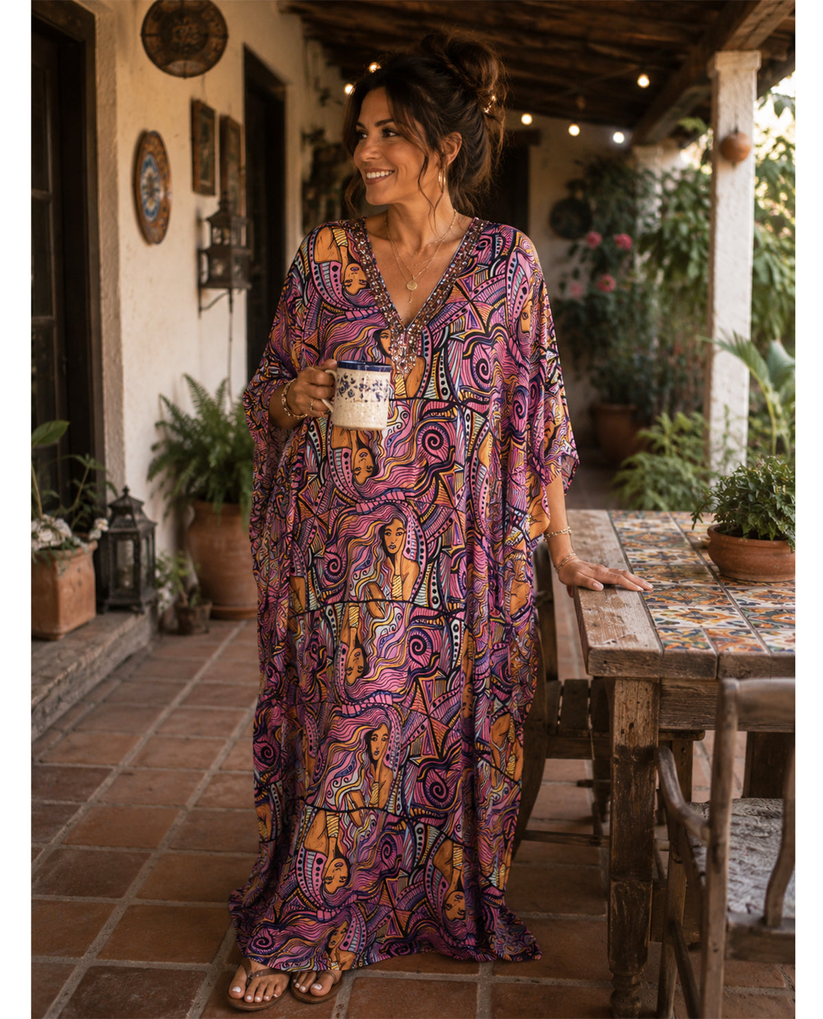 Elegant Emily 50" Caftan
