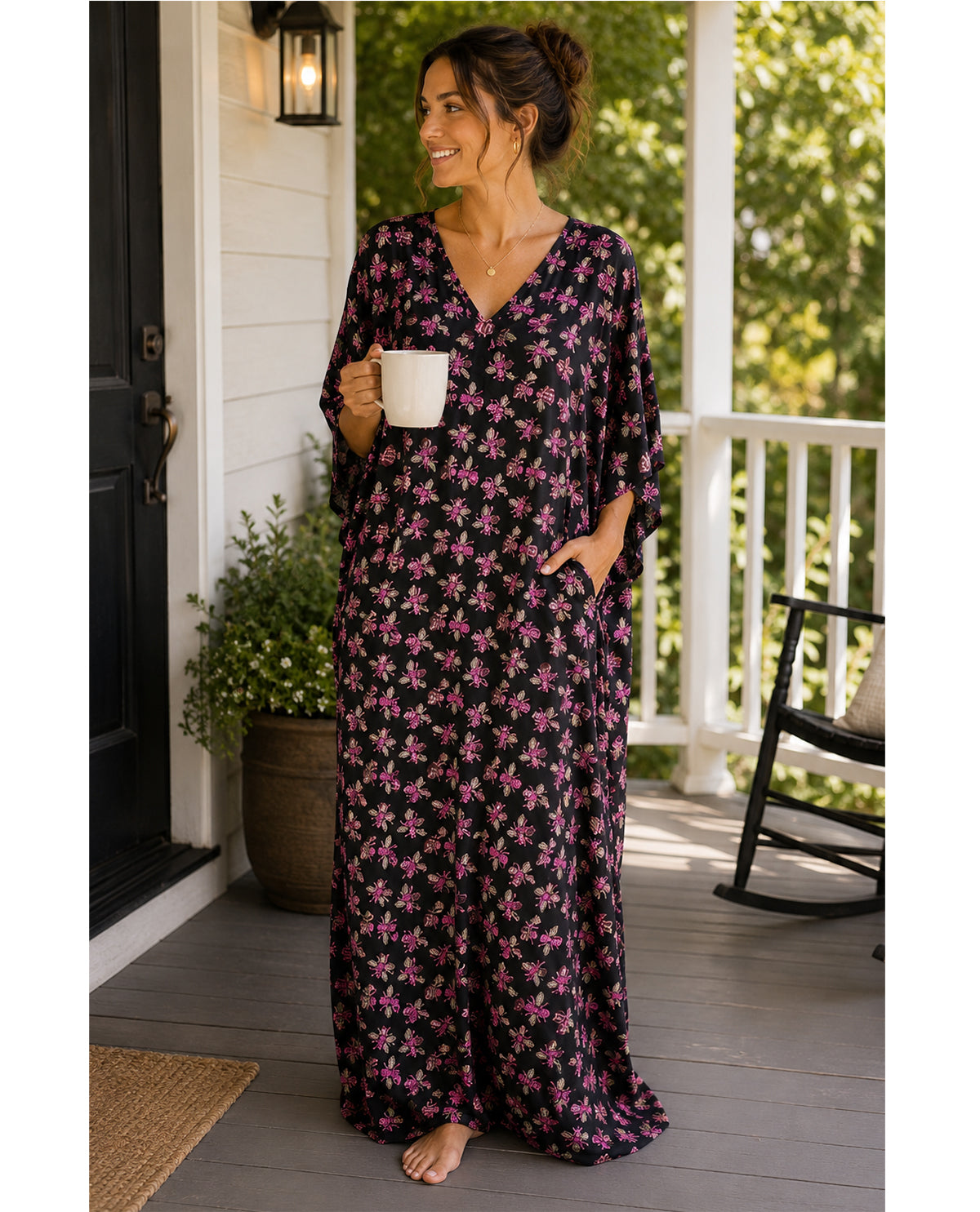 Elegant Emily Short Caftan