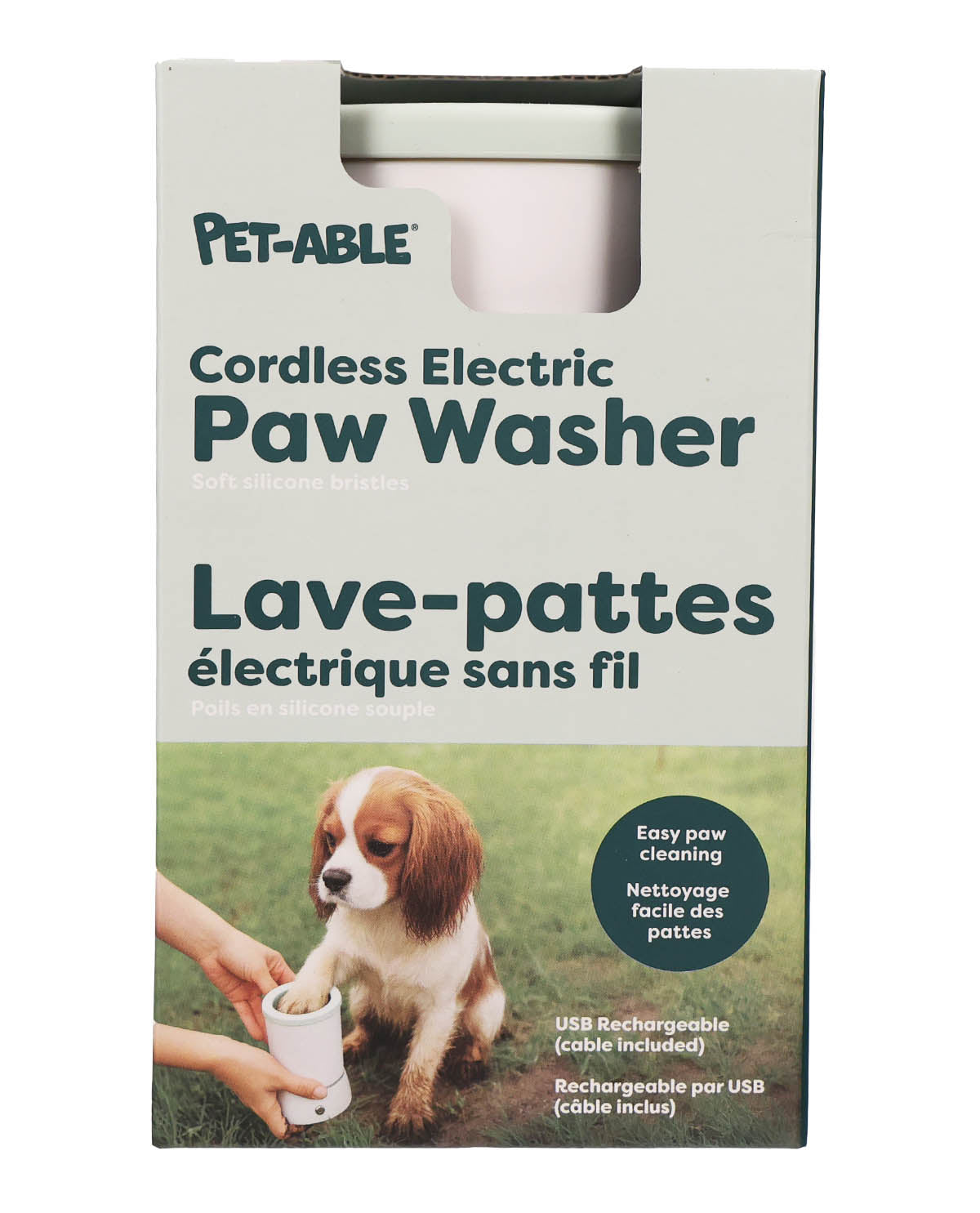 Cordless Electric Paw Washer- Sage