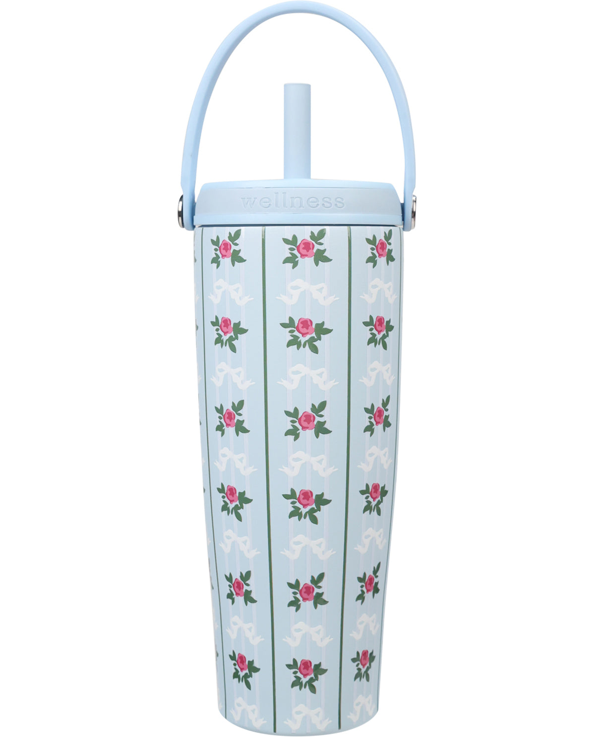 Rose Ribbons 30oz Ethos With Lid And Handle