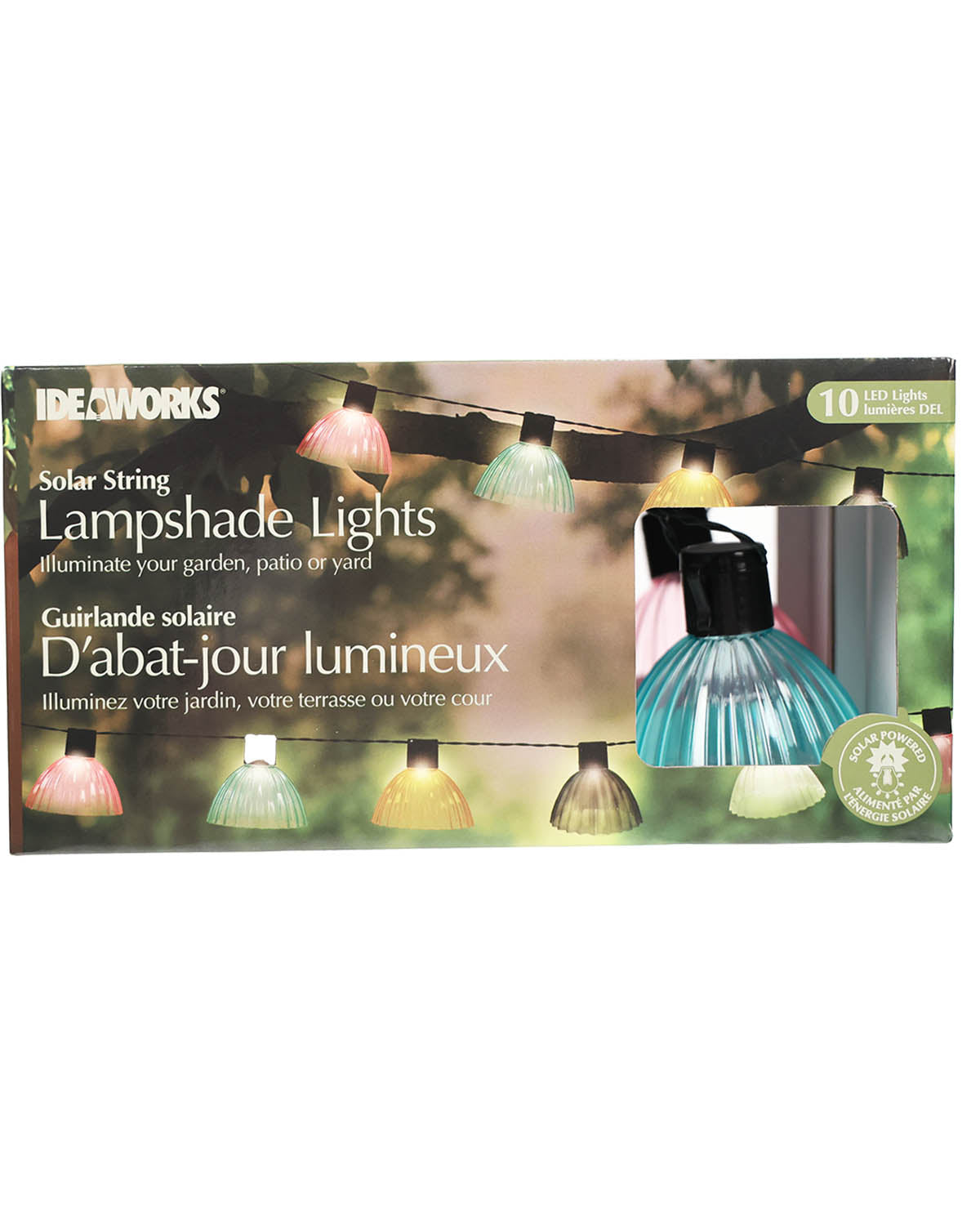 Solar Lampshade String Lights