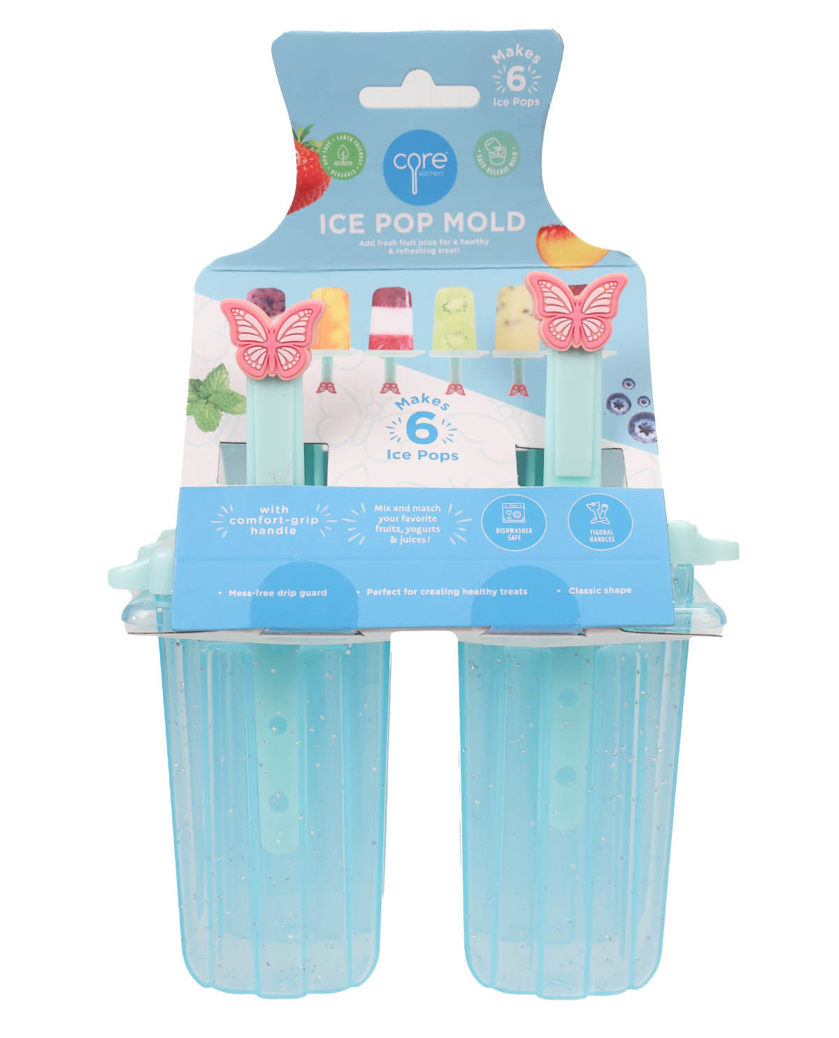 Butterfly Ice Pop Mold 6pc