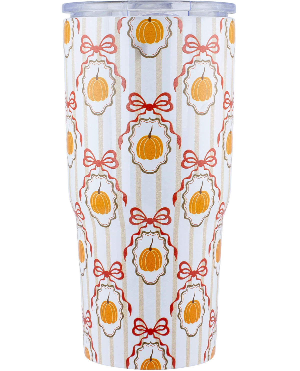 20oz Stainless Steel Tumbler Pumpkin With Bows