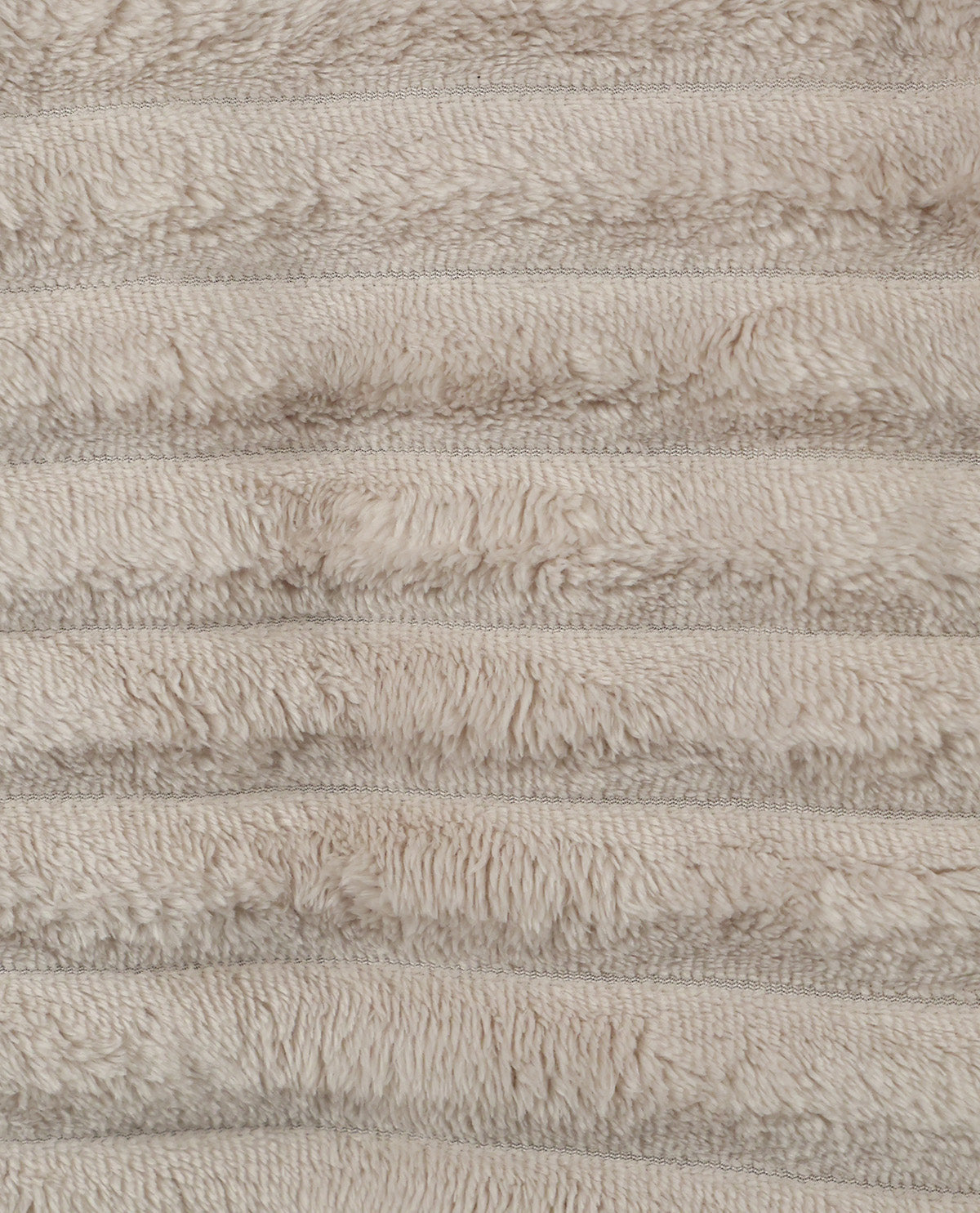 Champagne Ribbed Plush Throw