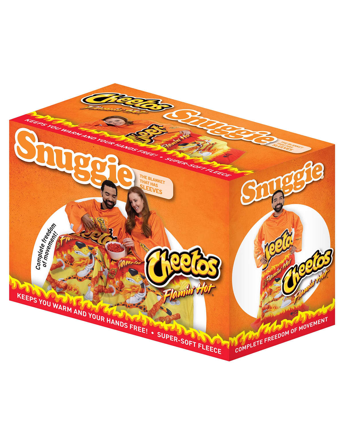 Flaming Hot Cheetos Snuggie