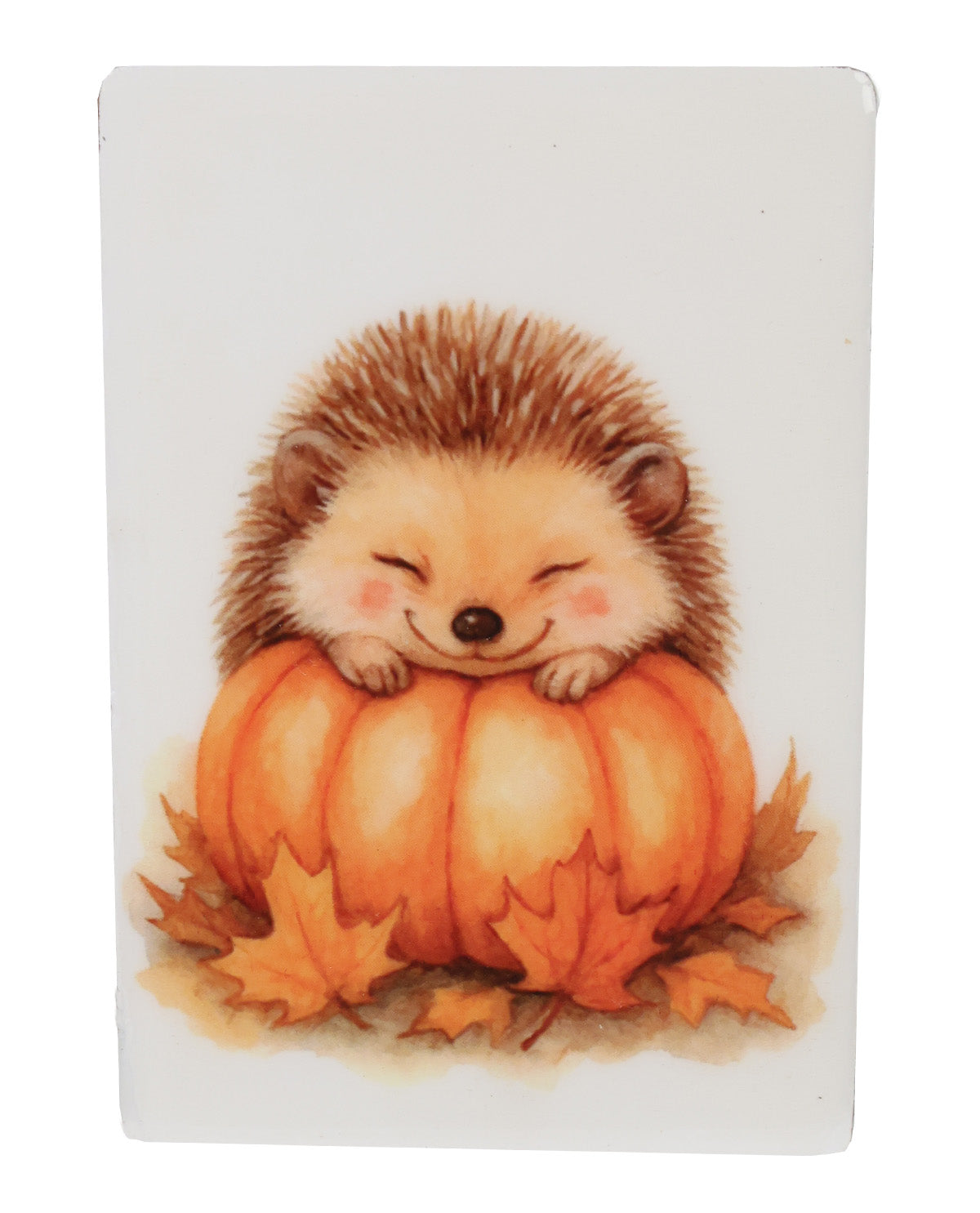 Medium Pumpkin Hedgehog Block