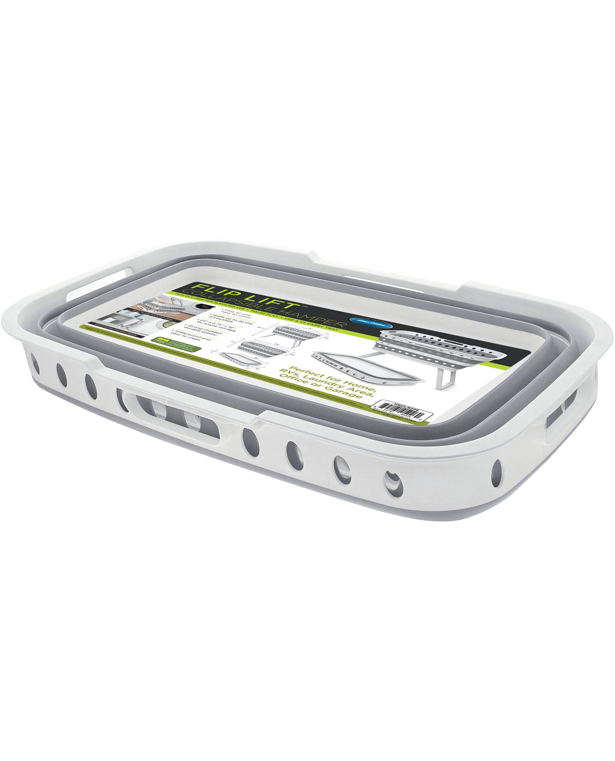 Bishel Flip-Lift Collapsible Laundry Basket