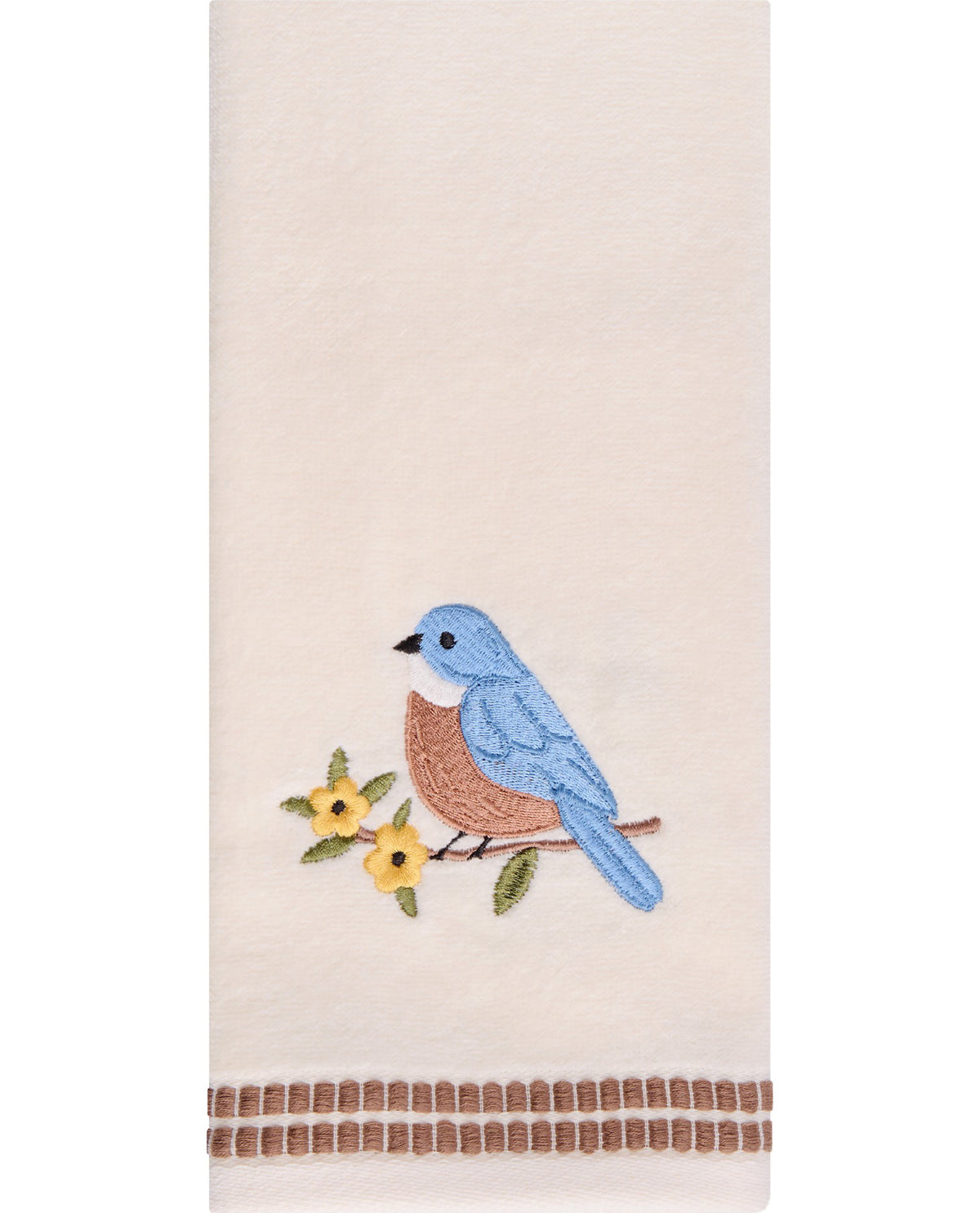 Floral Bird Hand Towel