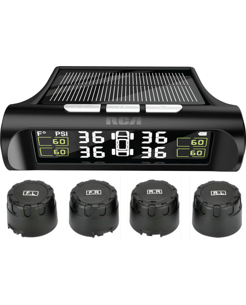 Solar Powered Wireless Tire Pressure Monitor