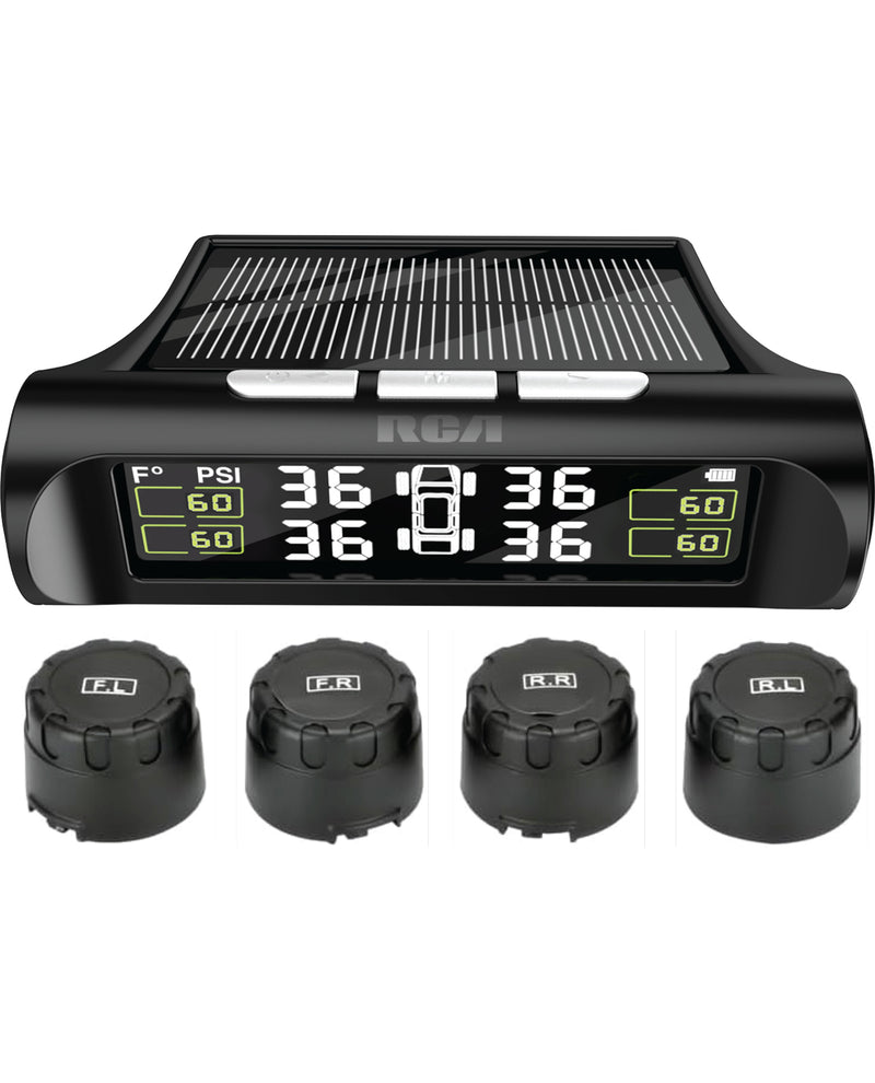 Solar Powered Wireless Tire Pressure Monitor