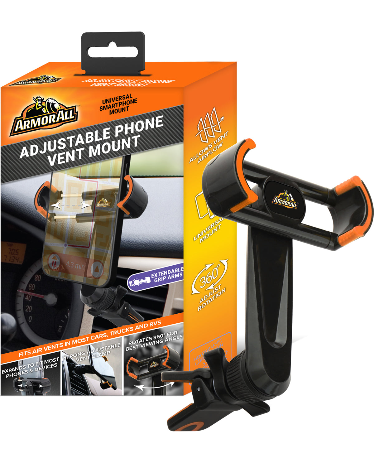 360" Adjustable Phone Vent Mount