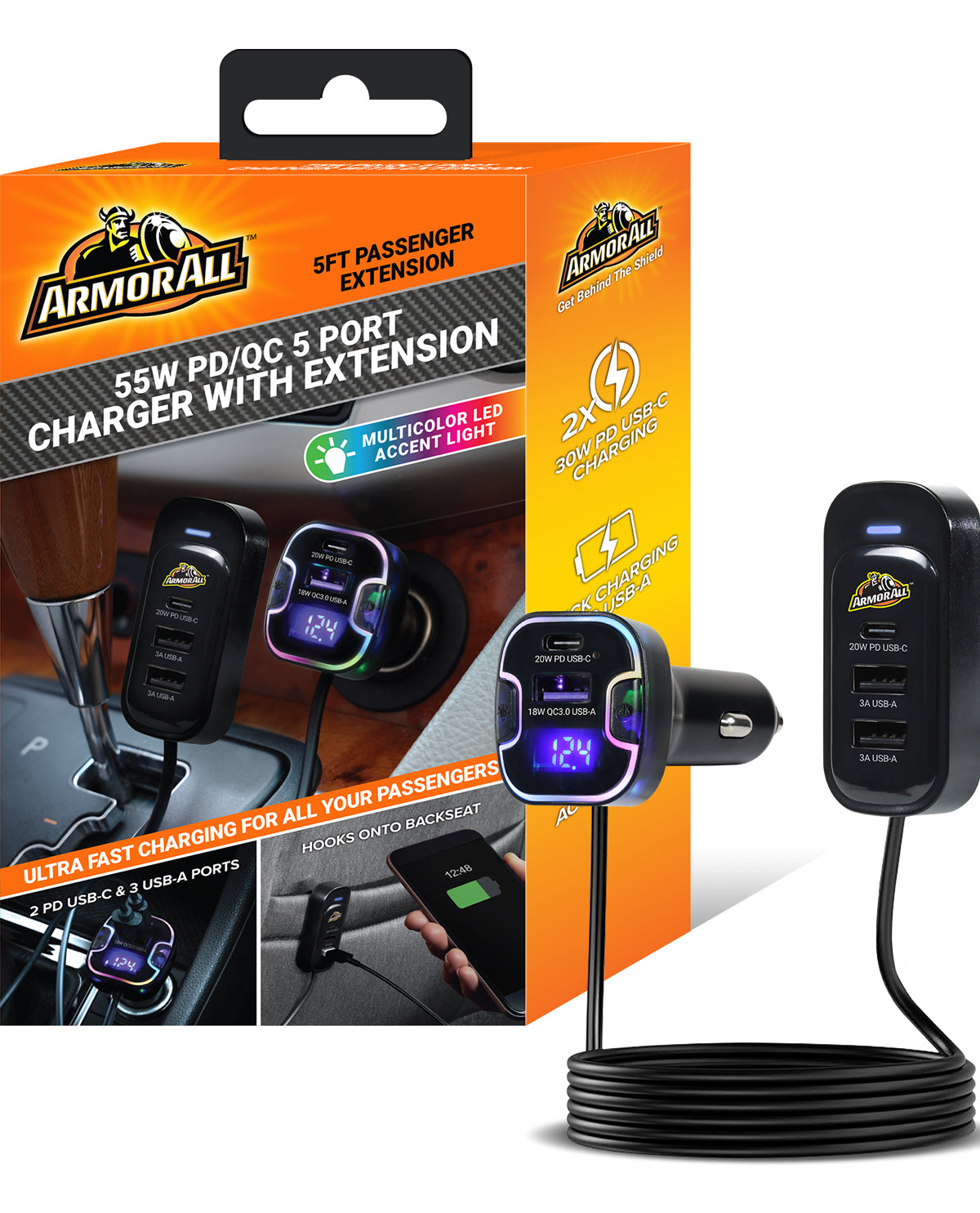 Armor All 5 Port Passenger Charger