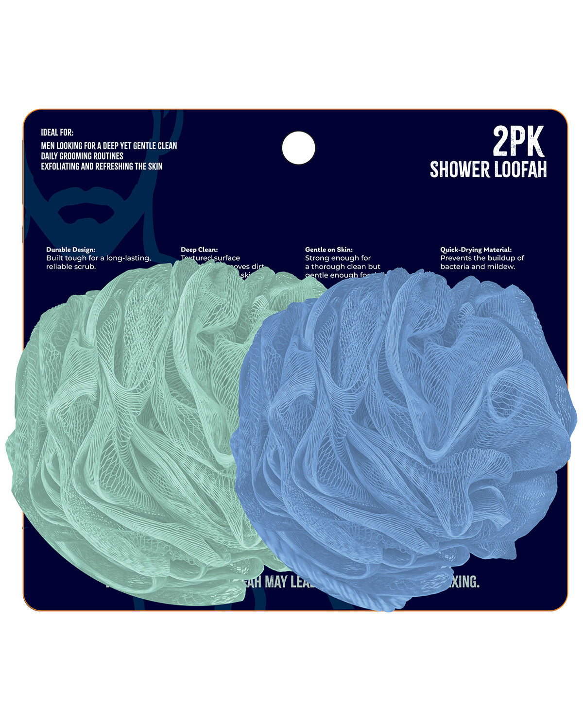 Man Crave 2 Pack Loofahs