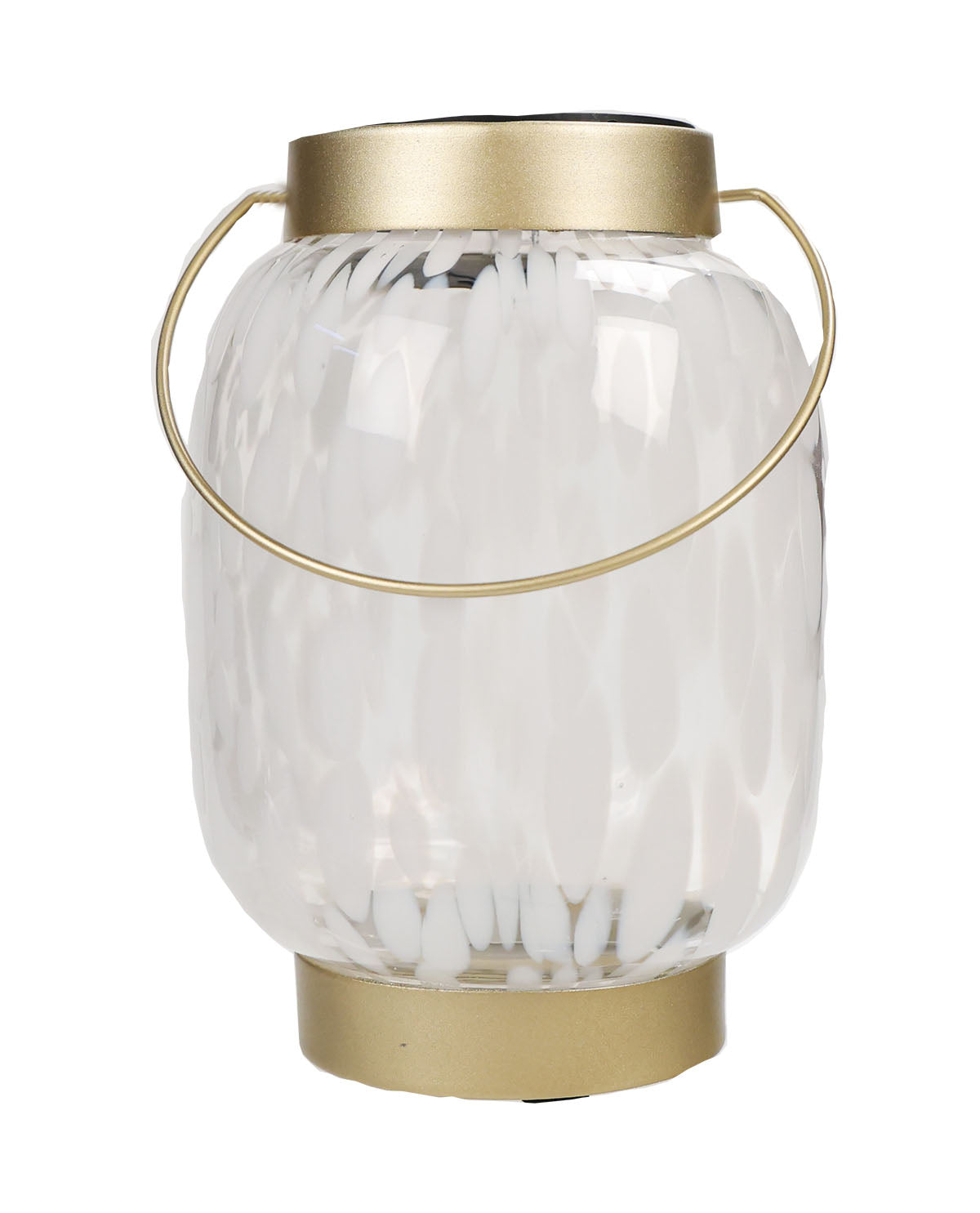 White Tortoiseshell Solar Lantern