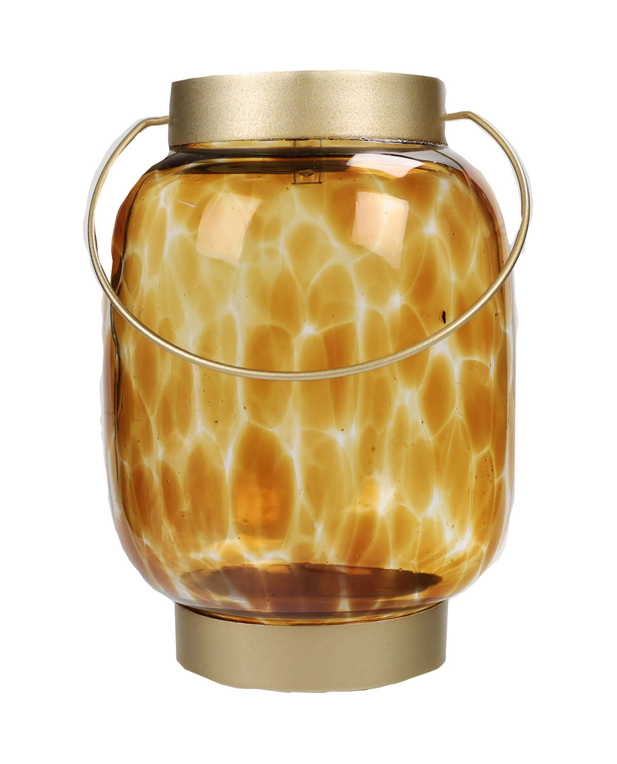 Amber Tortoiseshell Solar Lantern