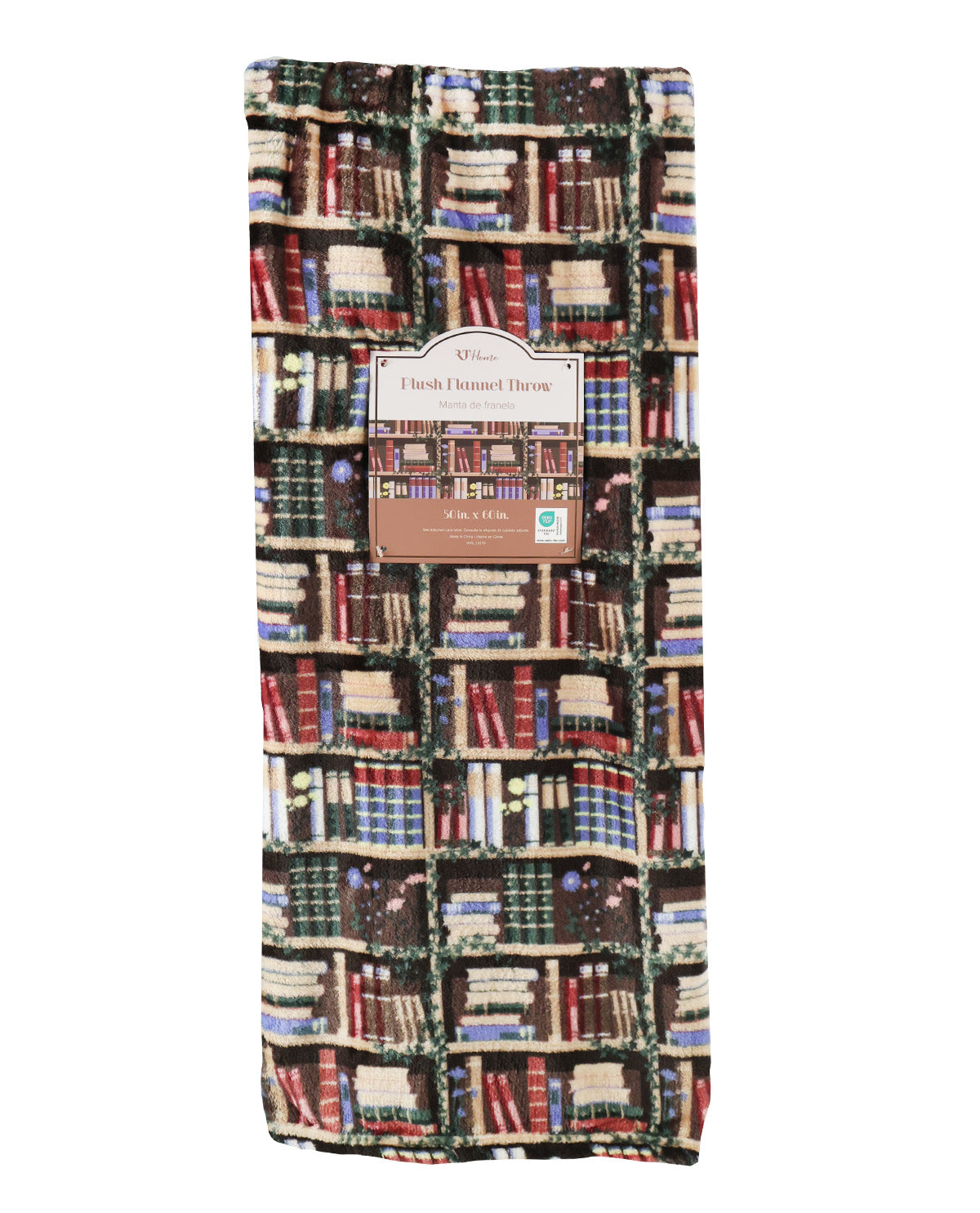 Cottage Bookshelf Throw