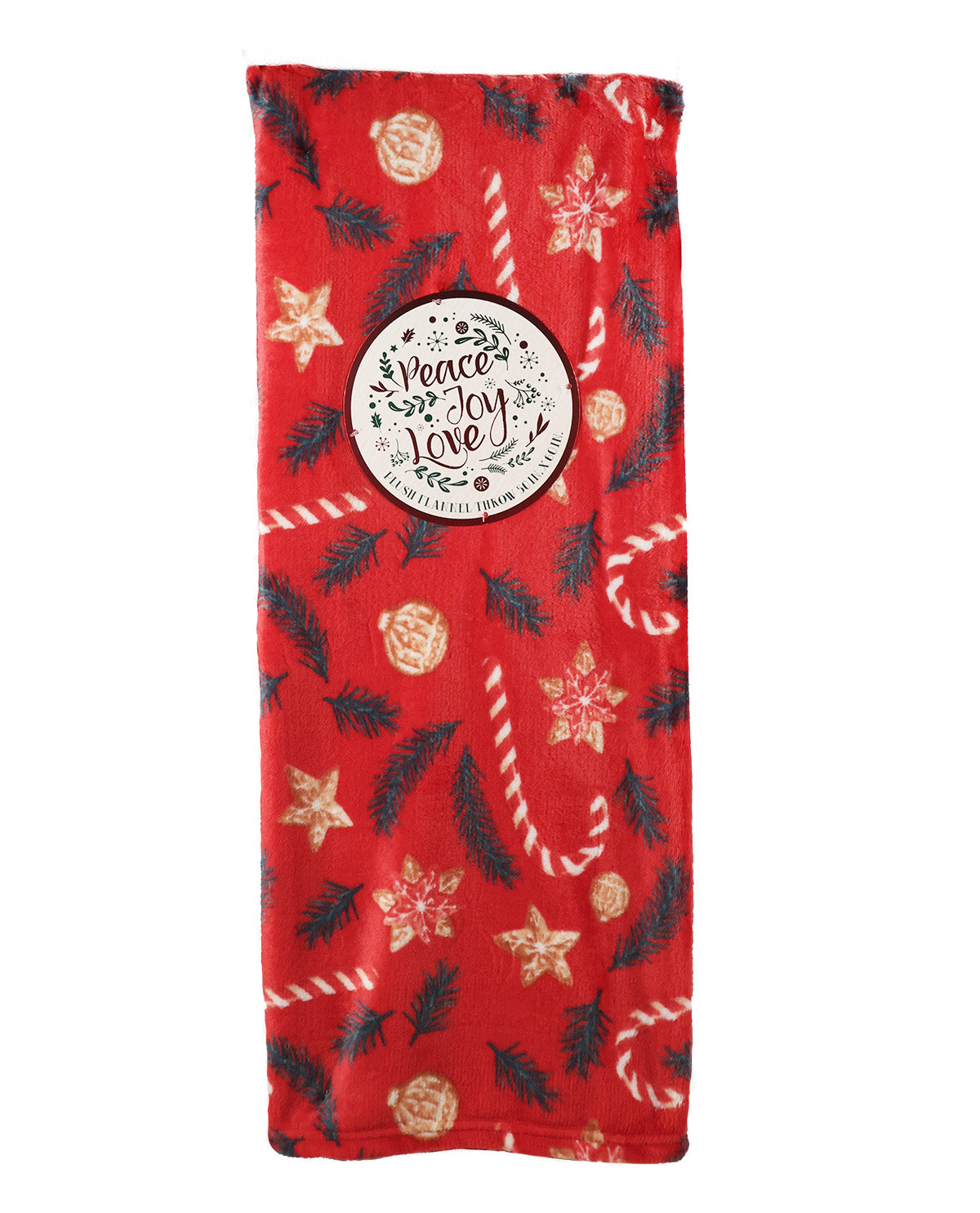Christmas Sweets Plush Throw