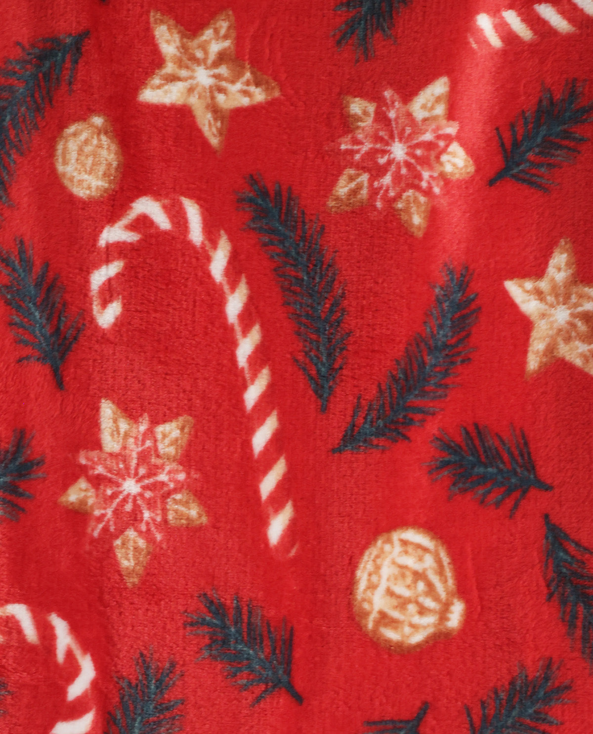 Christmas Sweets Plush Throw