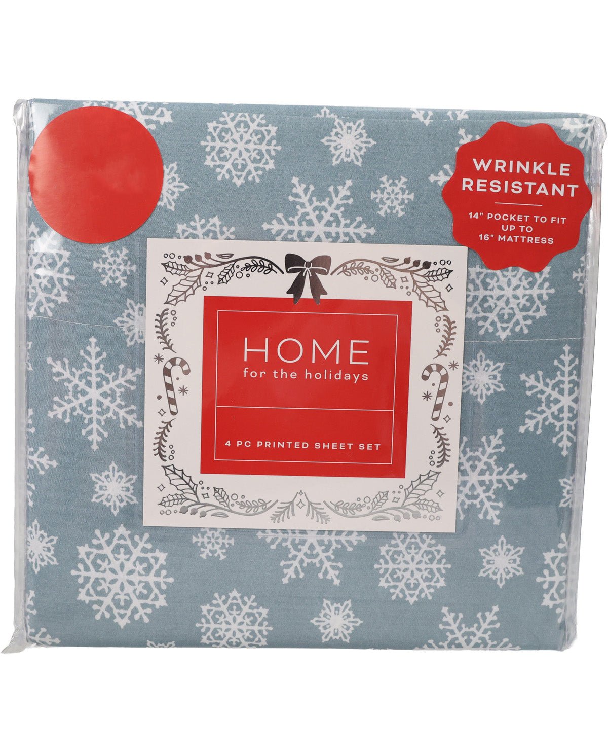 Home For The Holidays Snowflake Full Sheet Set