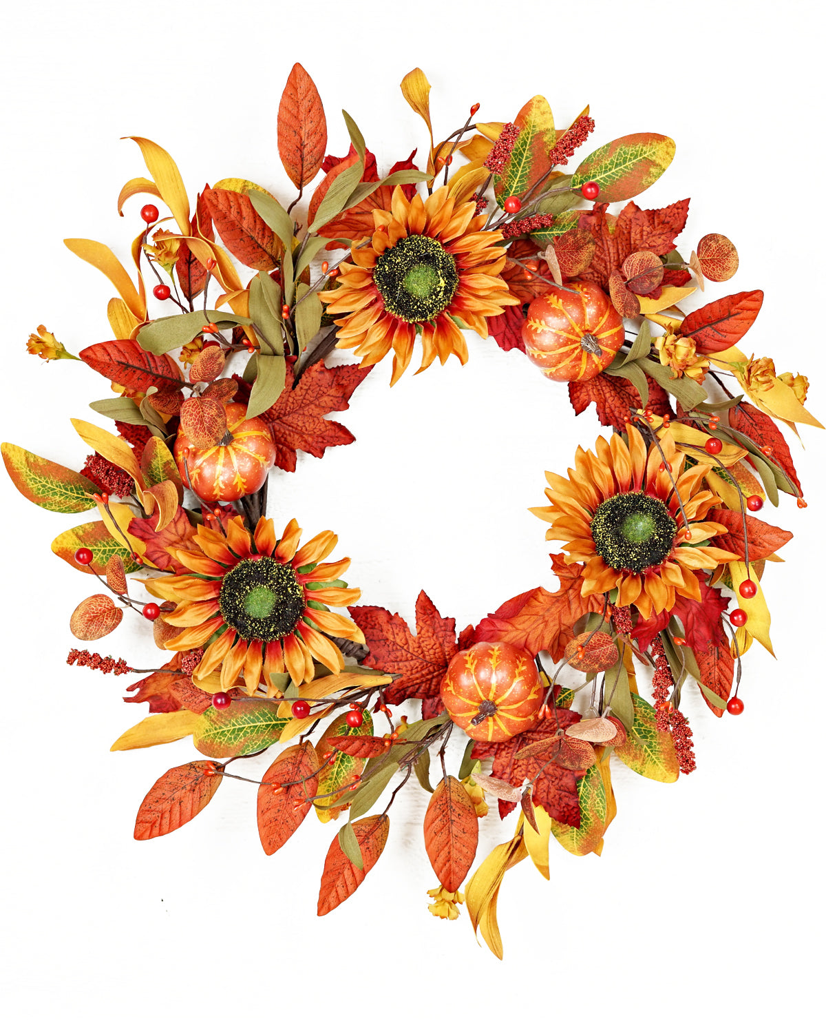 Harvest Sunflower 22" Wreath