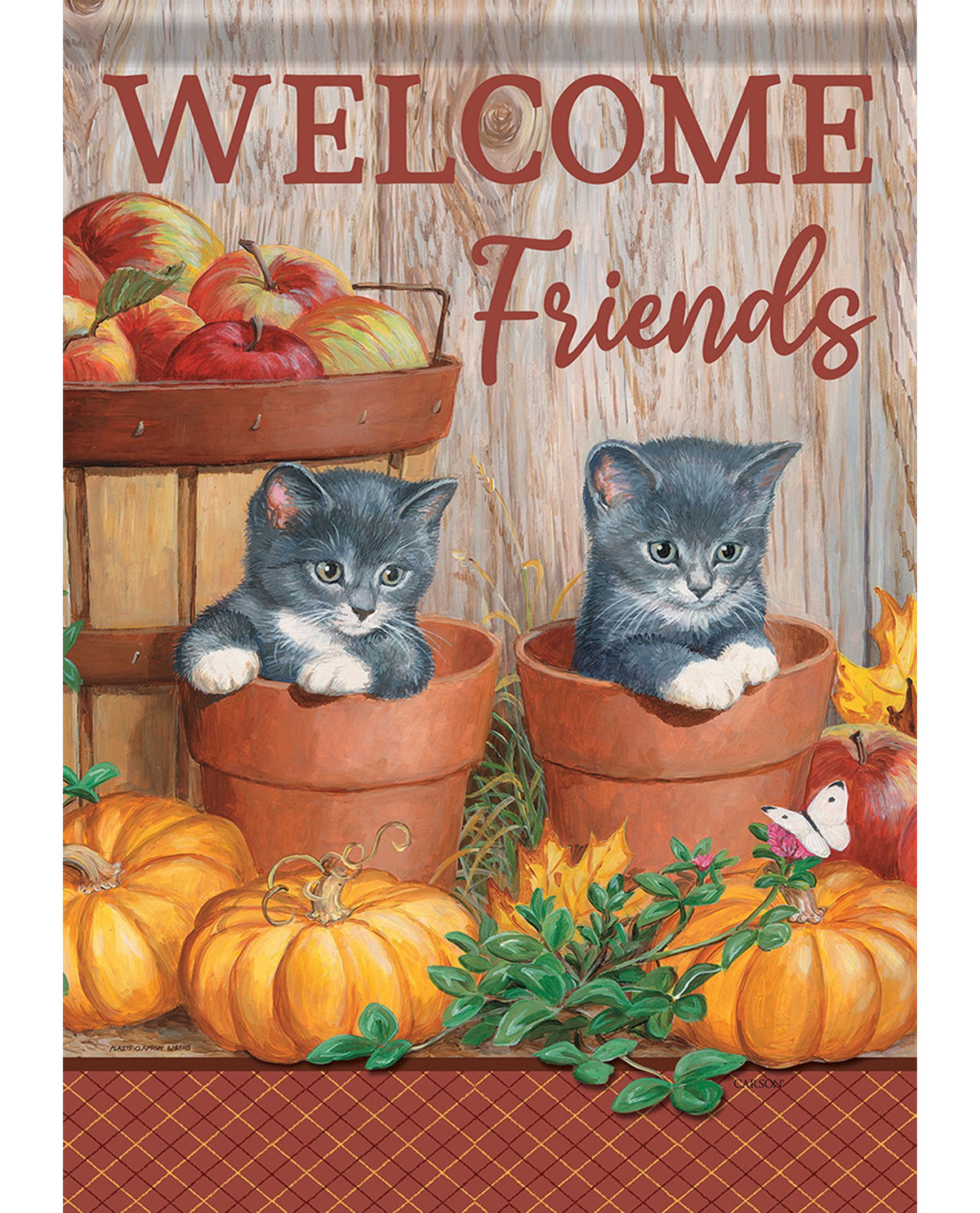 Carson Little Kittens Garden Flag