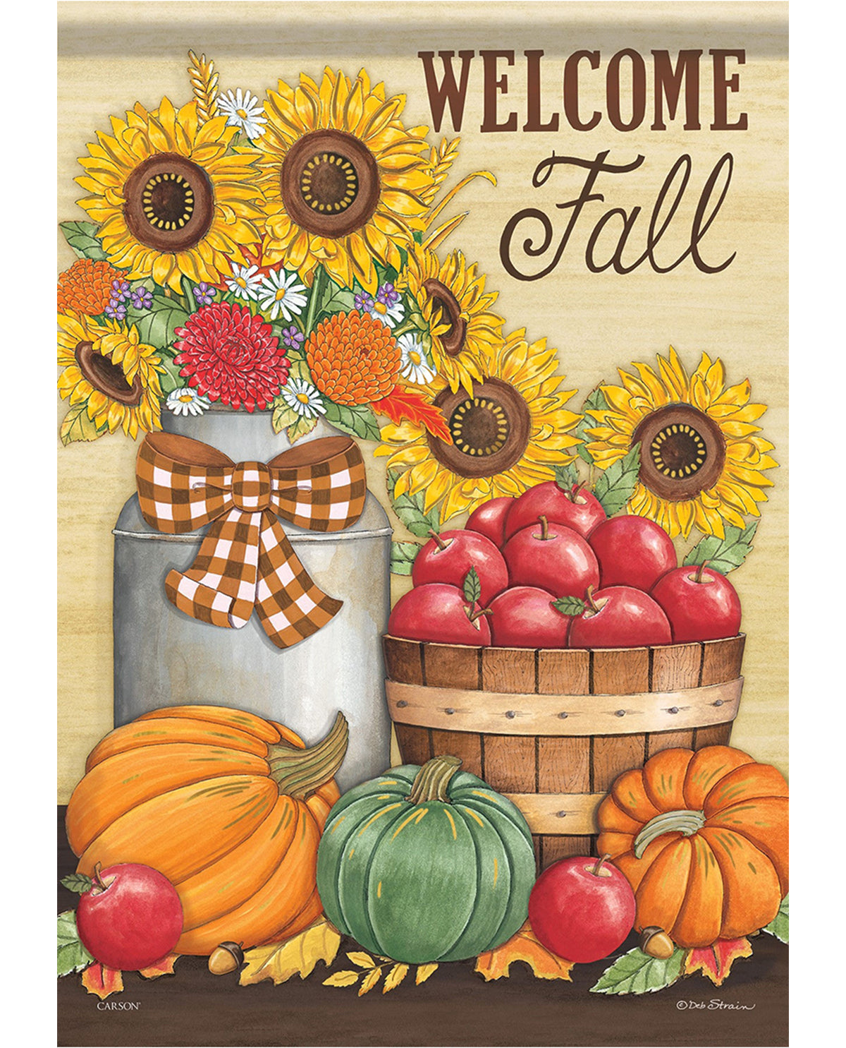 Carson Welcome Fall Garden Flag