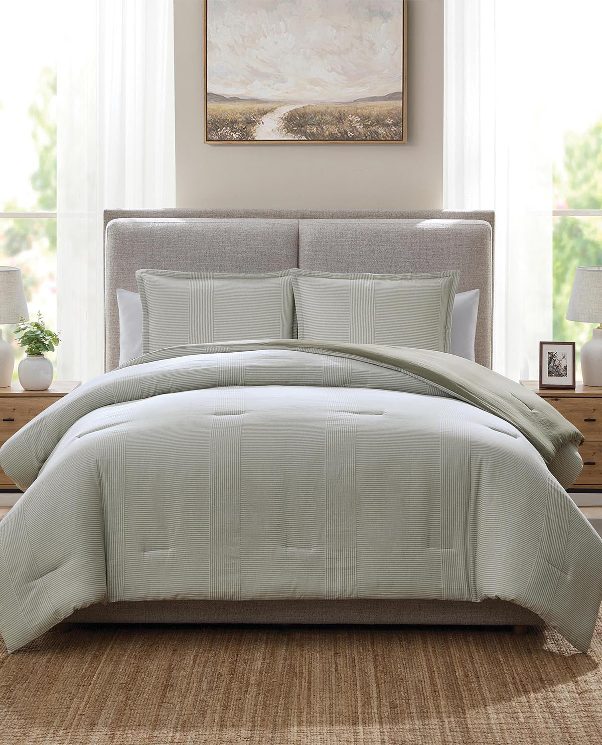 B.O Ryan 3 Piece Woven Cotton Comforter Set