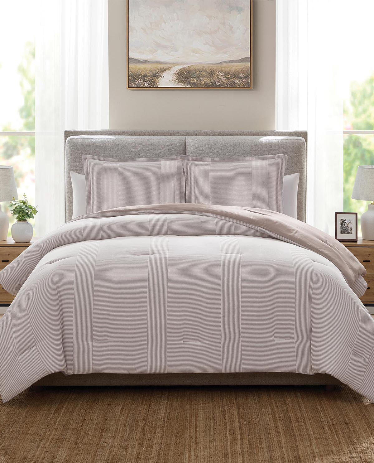 B.O Ryan 3 Piece Woven Cotton Comforter Set
