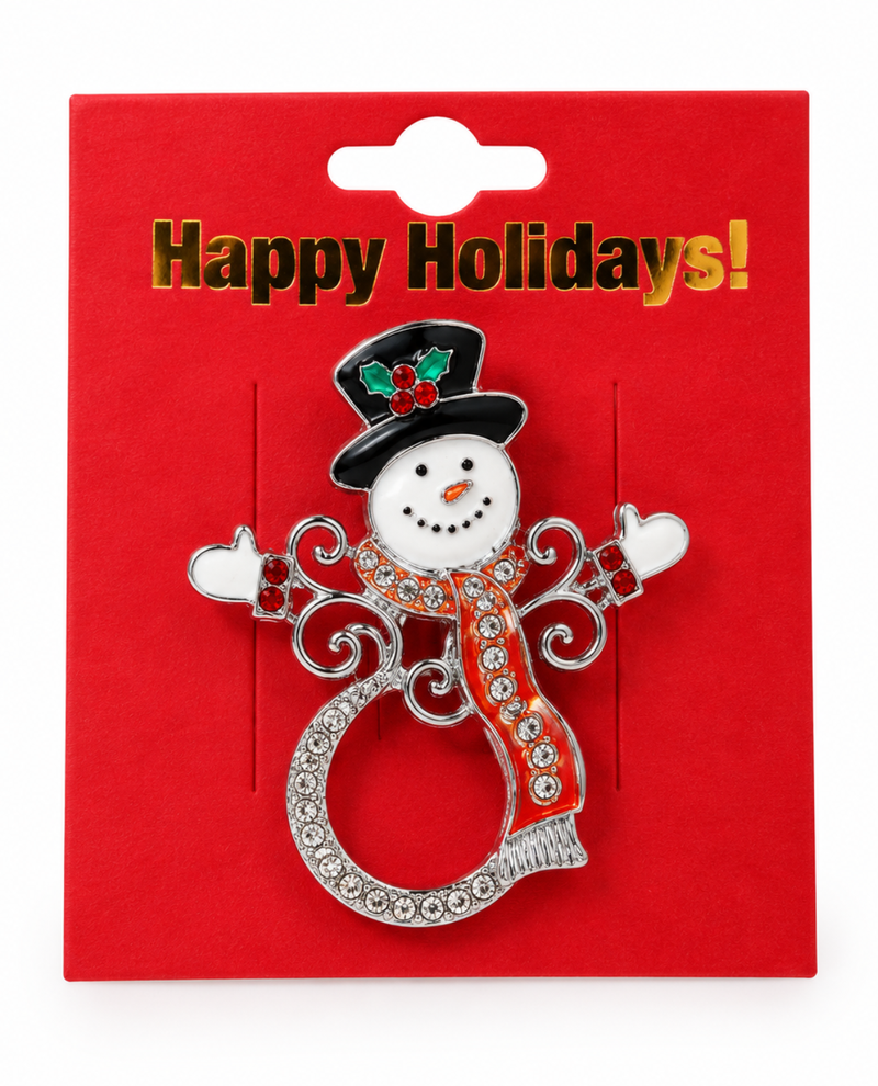 Snowman Pin