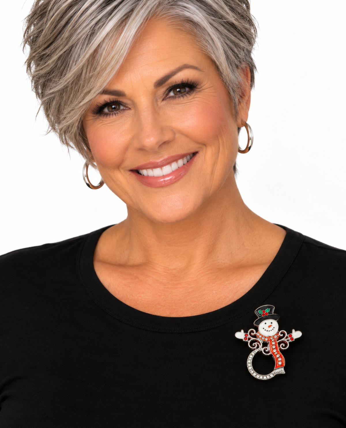 Snowman Pin