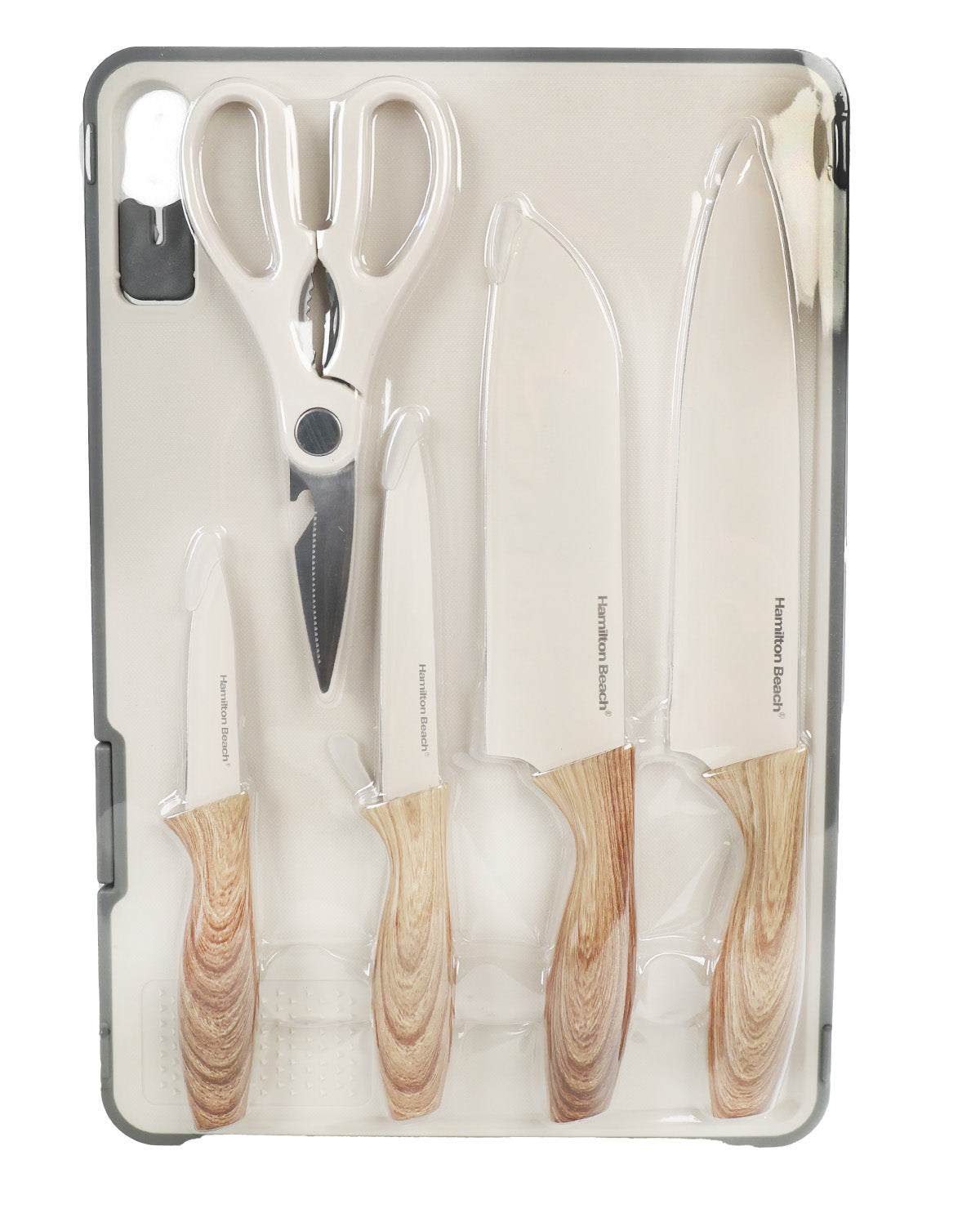 Hamilton Beach 6 Piece Cutlery & Cutting Board Set