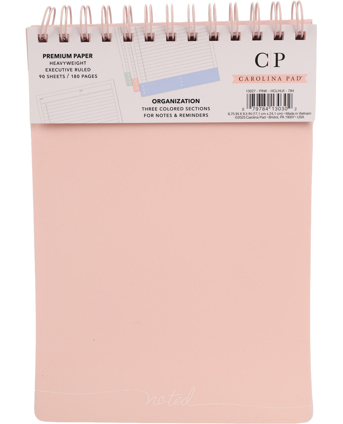 Noted Top Wire Notebook
