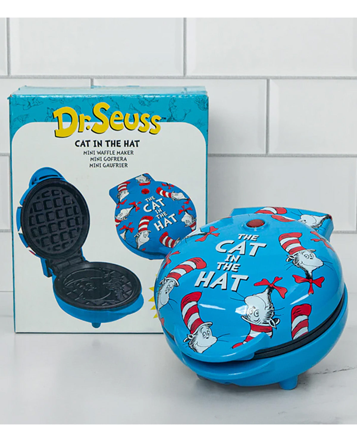 Dr Seuss Cat In The Hat Mini Waffle Maker
