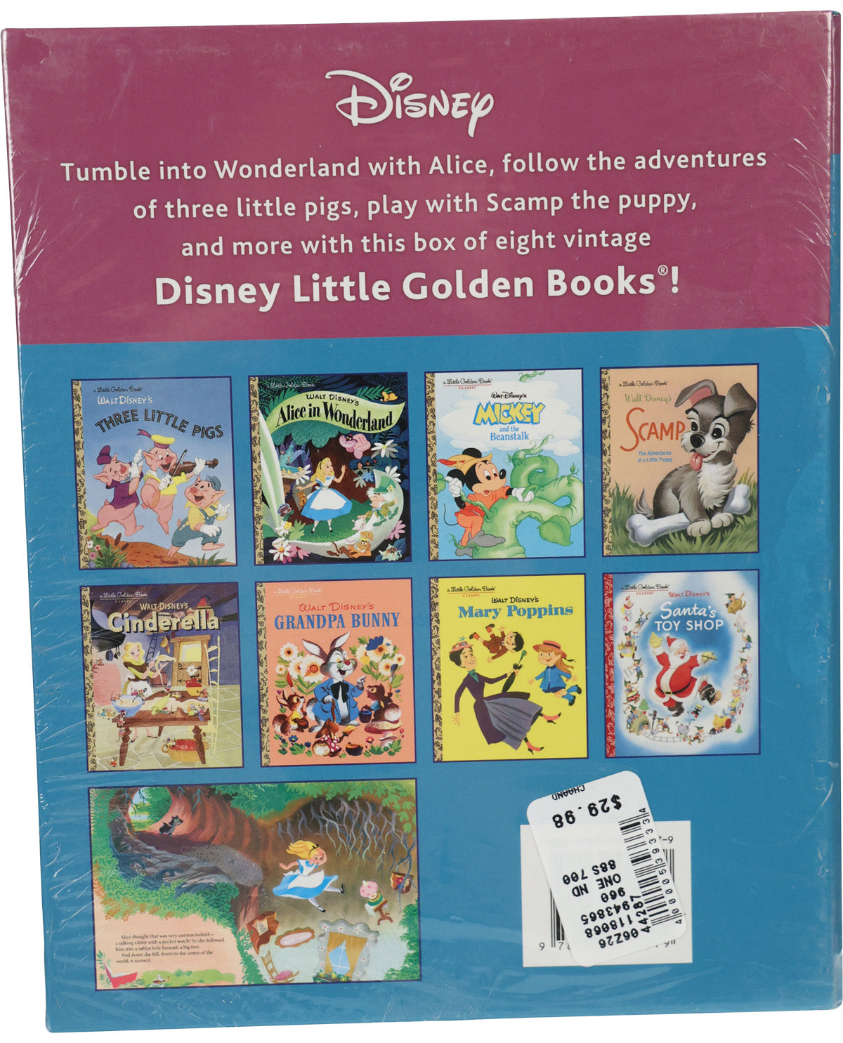 8 Piece Golden Disney Library